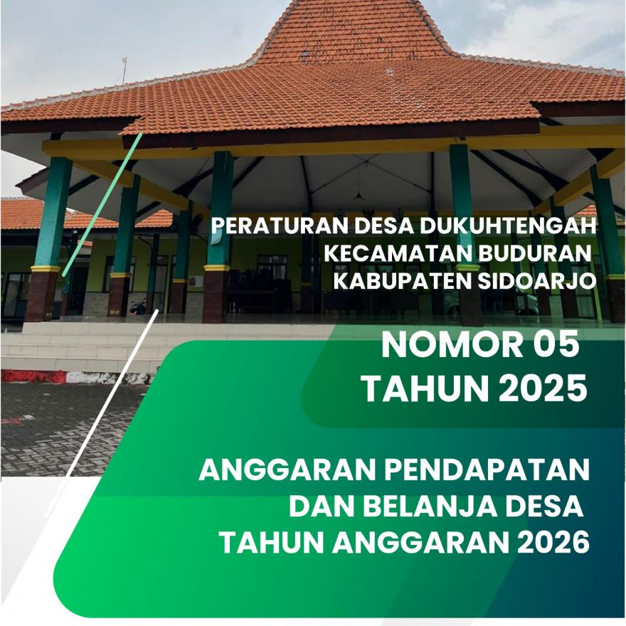 PERDES DUKUHTENGAH NOMOR 05 TAHUN 2025 TENTANG APBDES TA. 2026